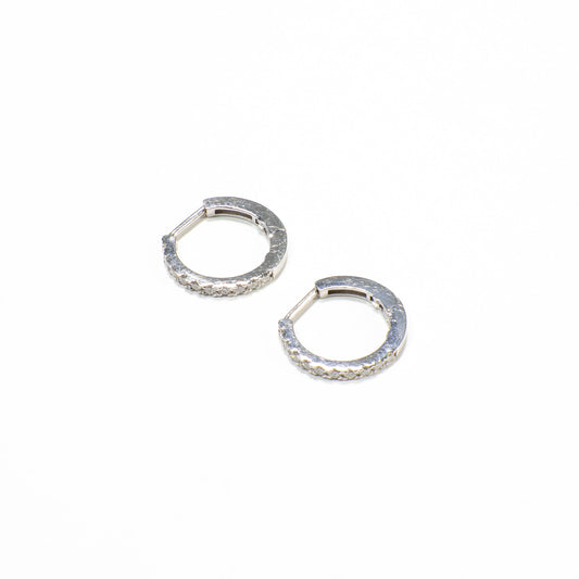 Brinco Argola de Diamantes P