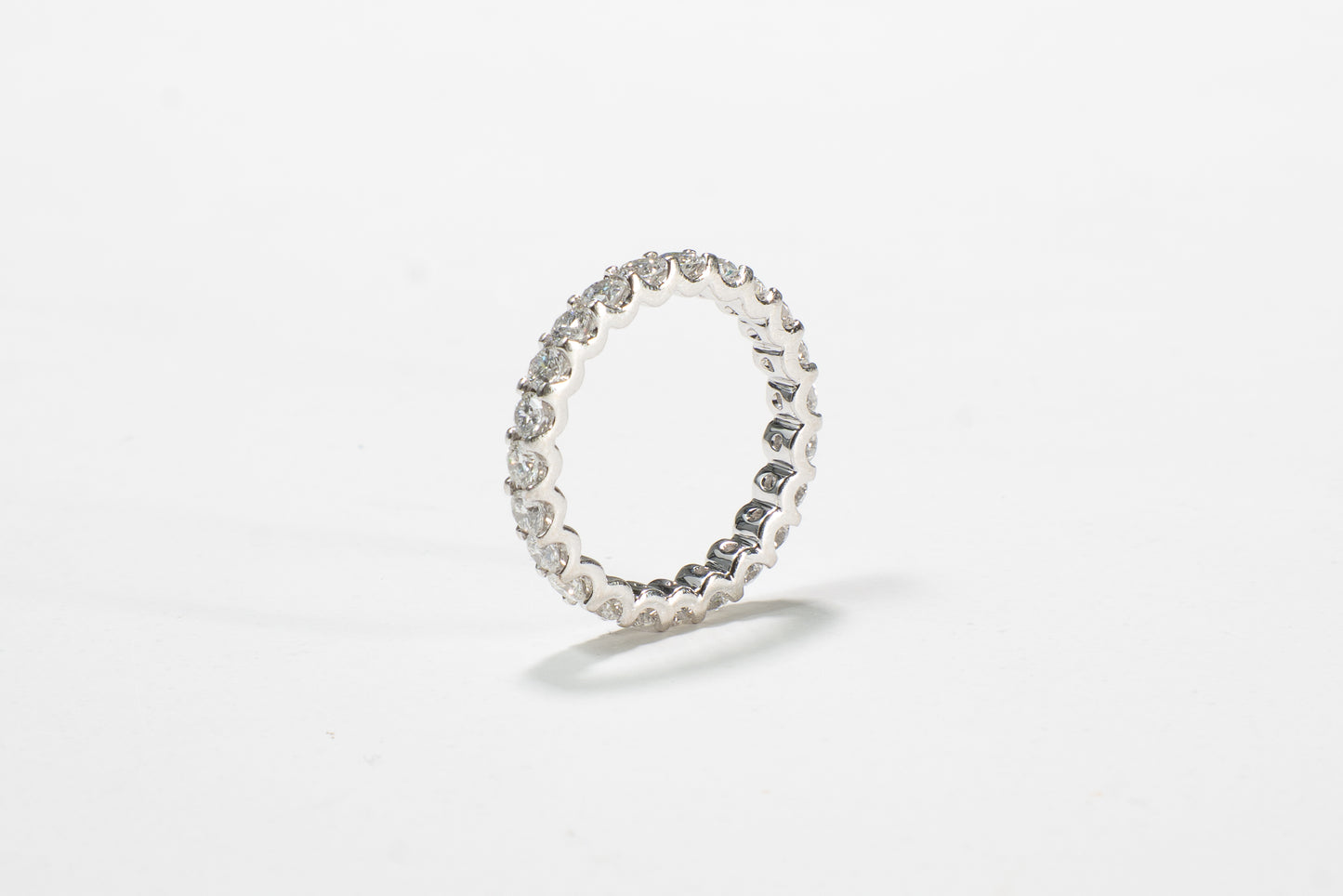 Aliança Inteira Diamantes 1.85ct