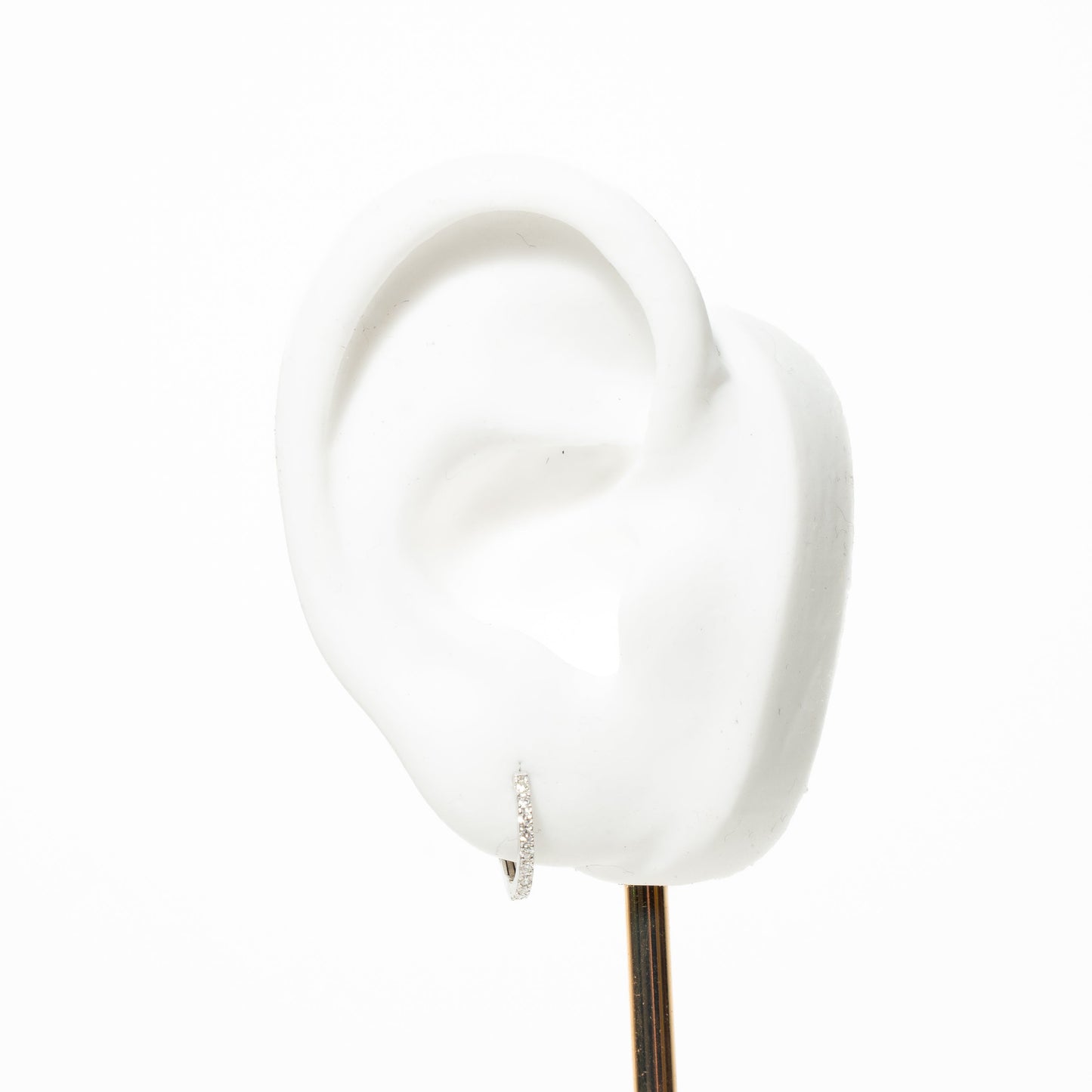 Brinco Argola de Diamantes P