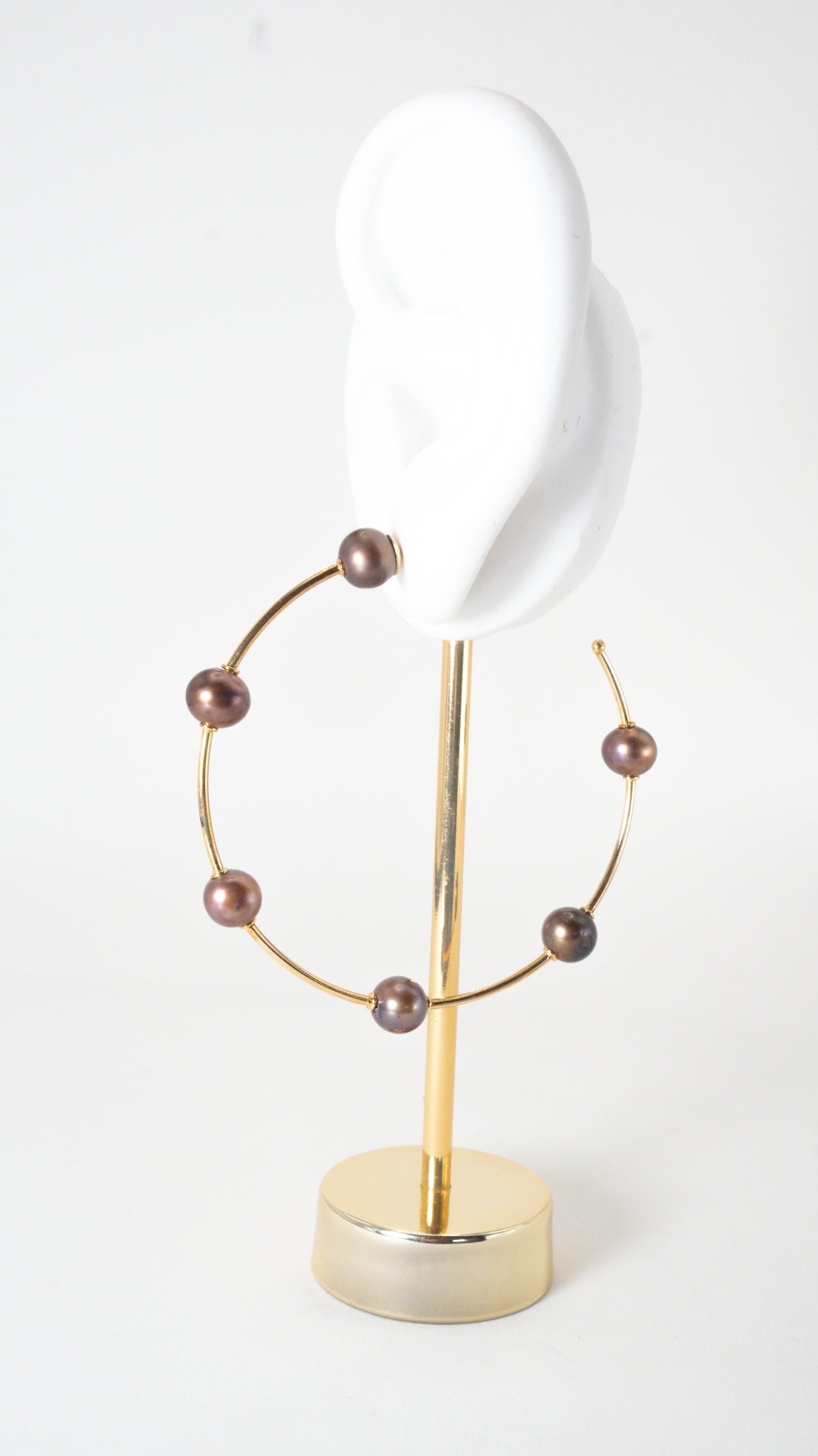 Brinco Argola Negra Poema G