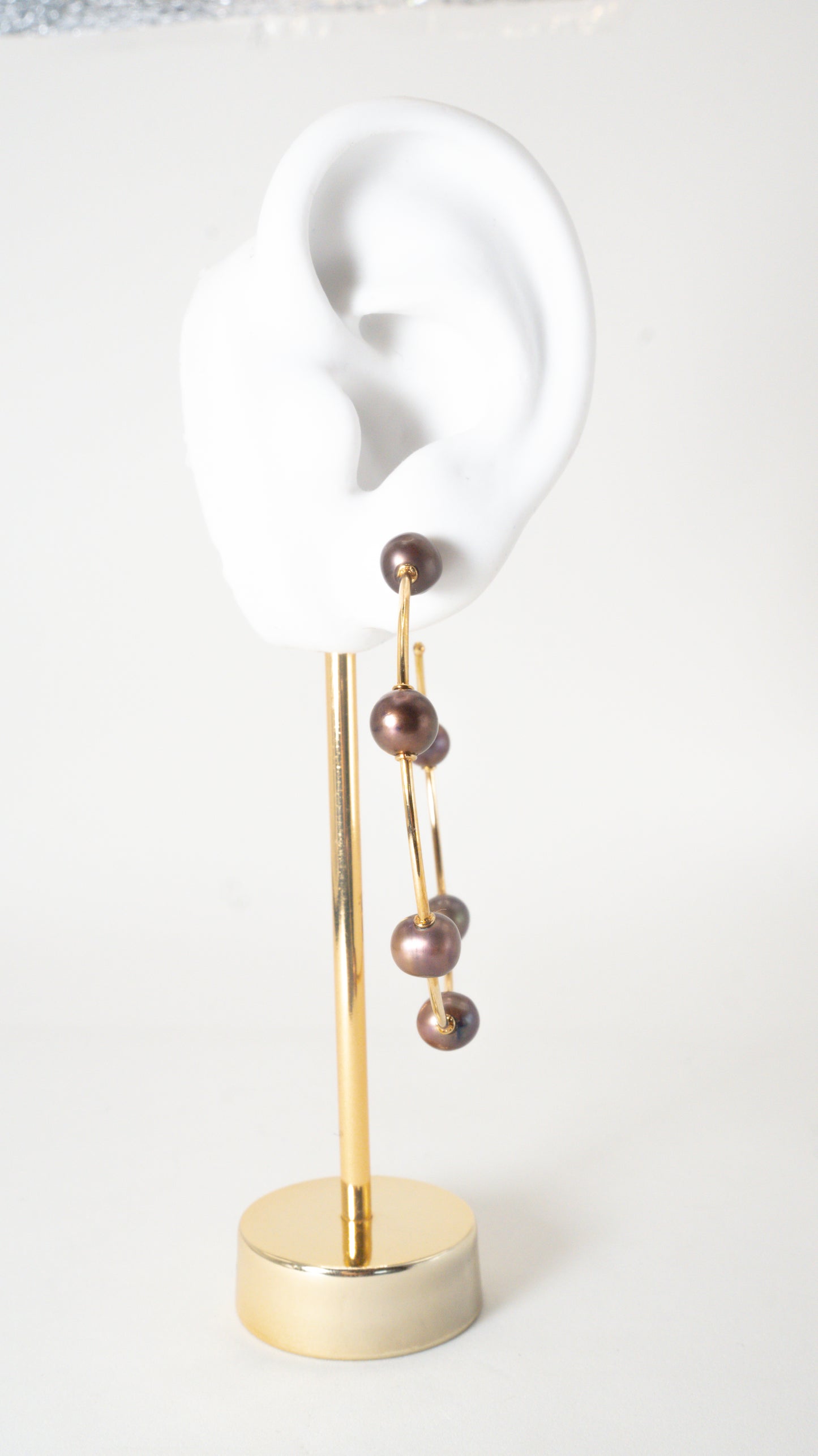 Brinco Argola Negra Poema G