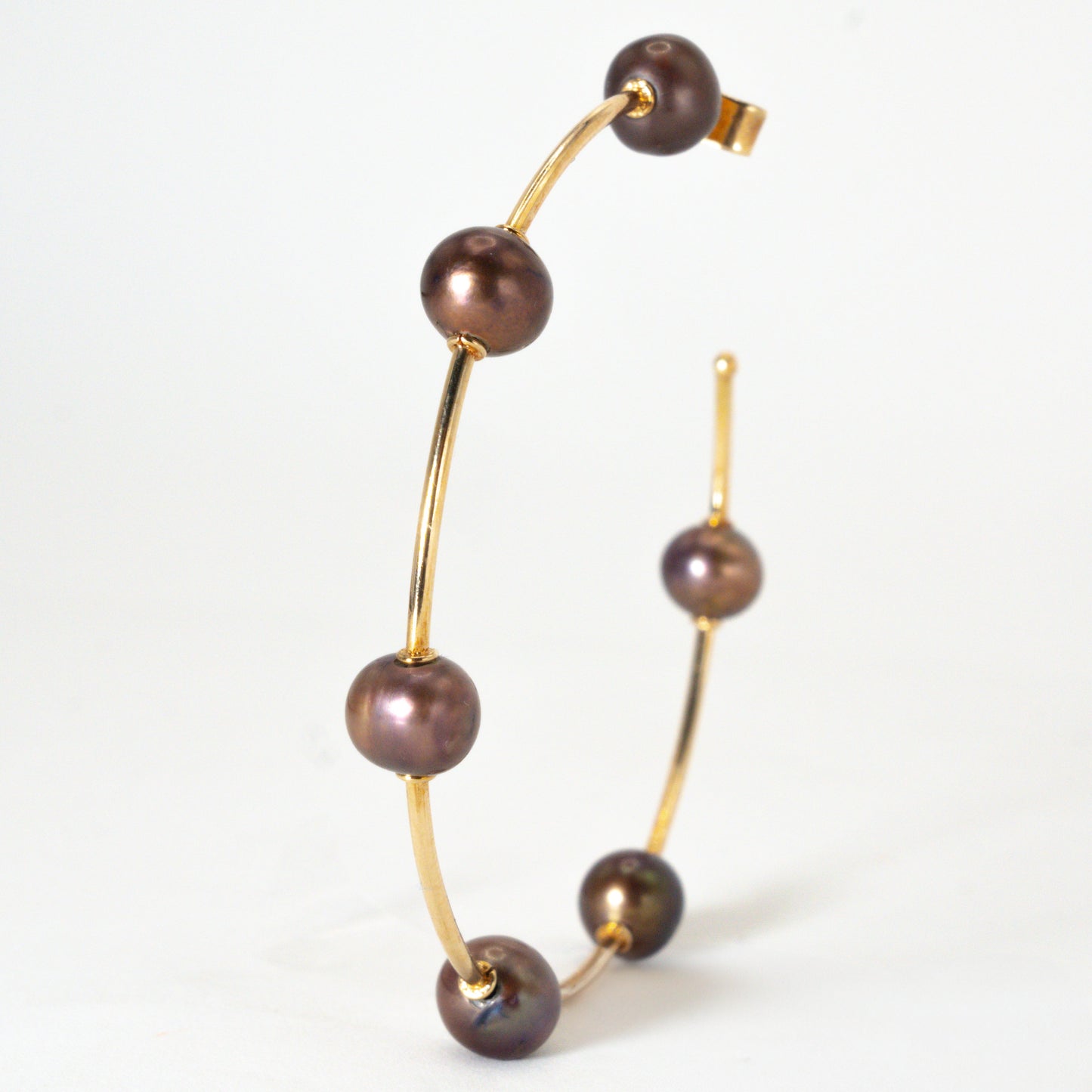 Brinco Argola Negra Poema G